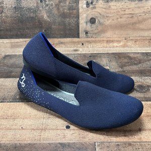 Rothy's Zodiac Sign Capricorn Navy Blue Flats Size 8 US